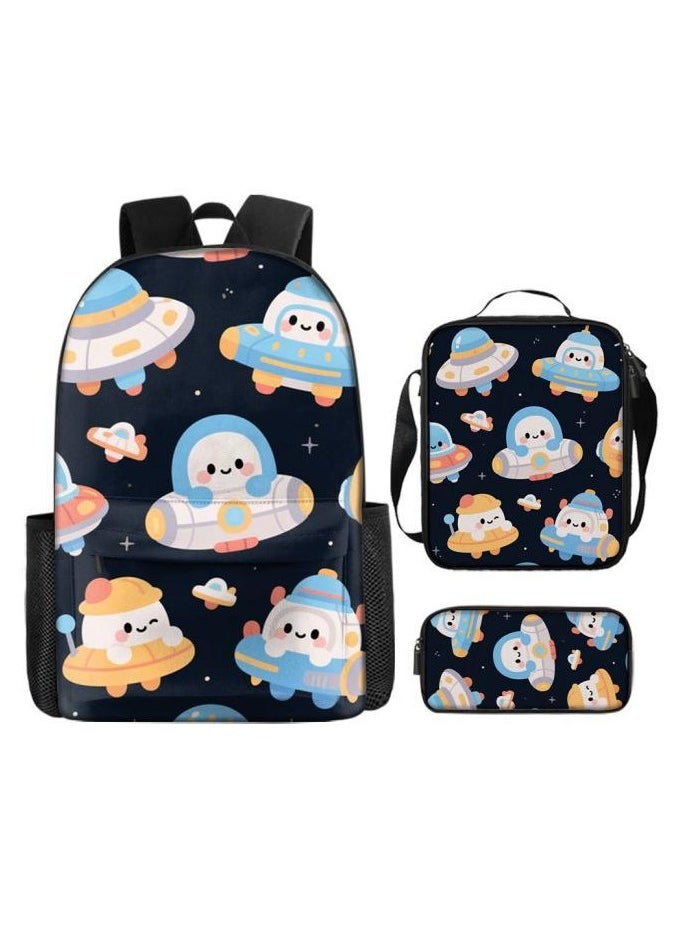 New universal cartoon new three-piece schoolbag (students, children) - 202