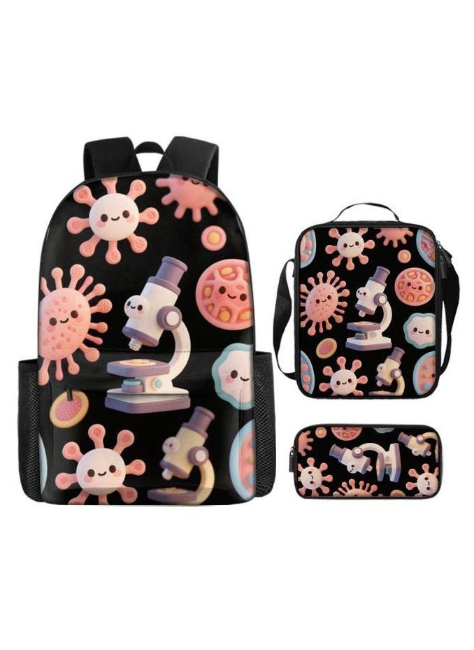 New universal cartoon new three-piece schoolbag (students, children) - 179