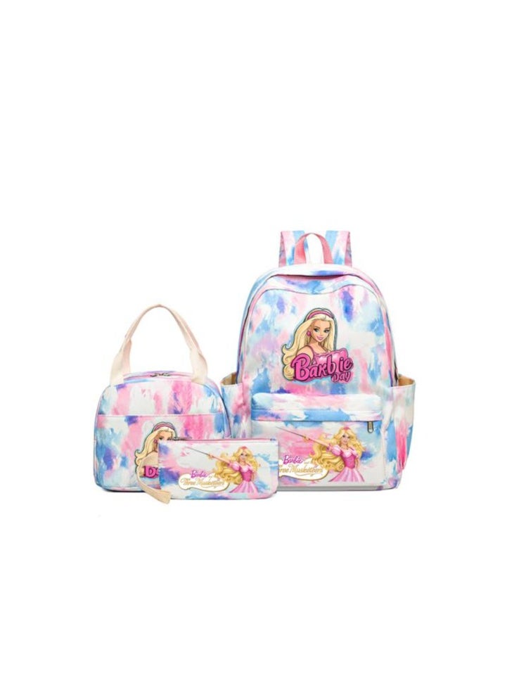 Fun cartoons accompanied by three-piece set of fashionable and practical bags (available for students, children, friends on outings, mountain climbing, etc.) - 378
