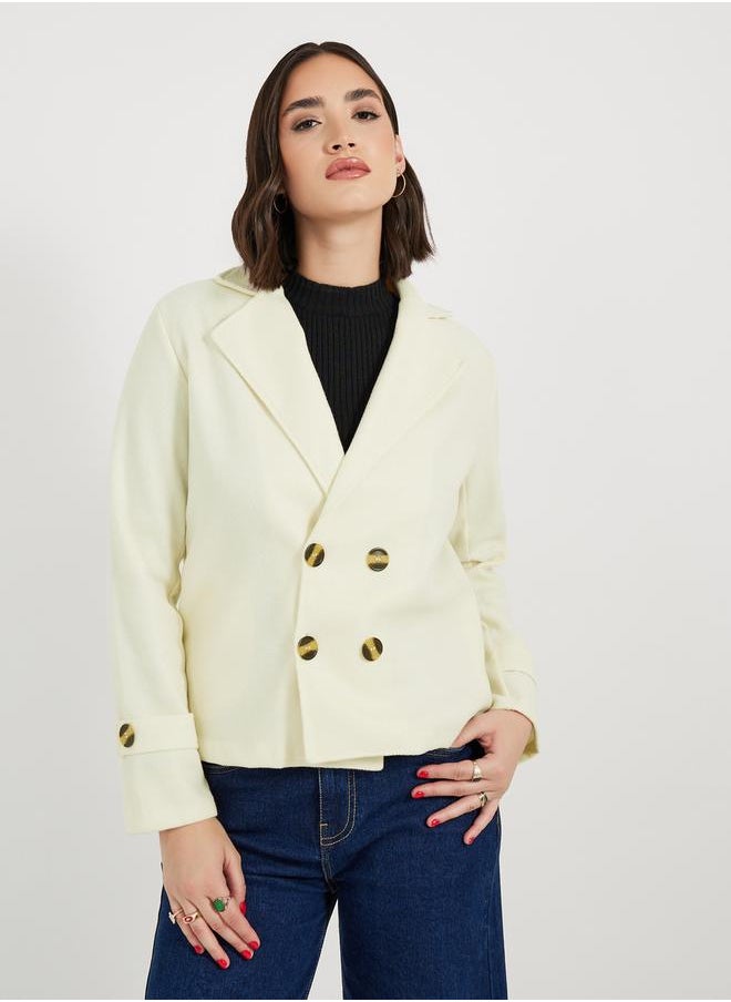Regular Fit Short Length Wool Like Blazer