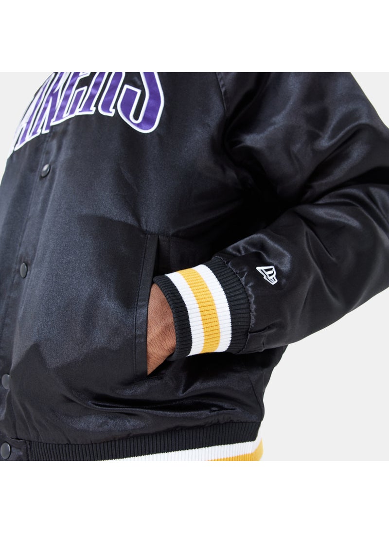 Men's NBA Los Angeles Lakers Off Court Retro Wordmark Jacket