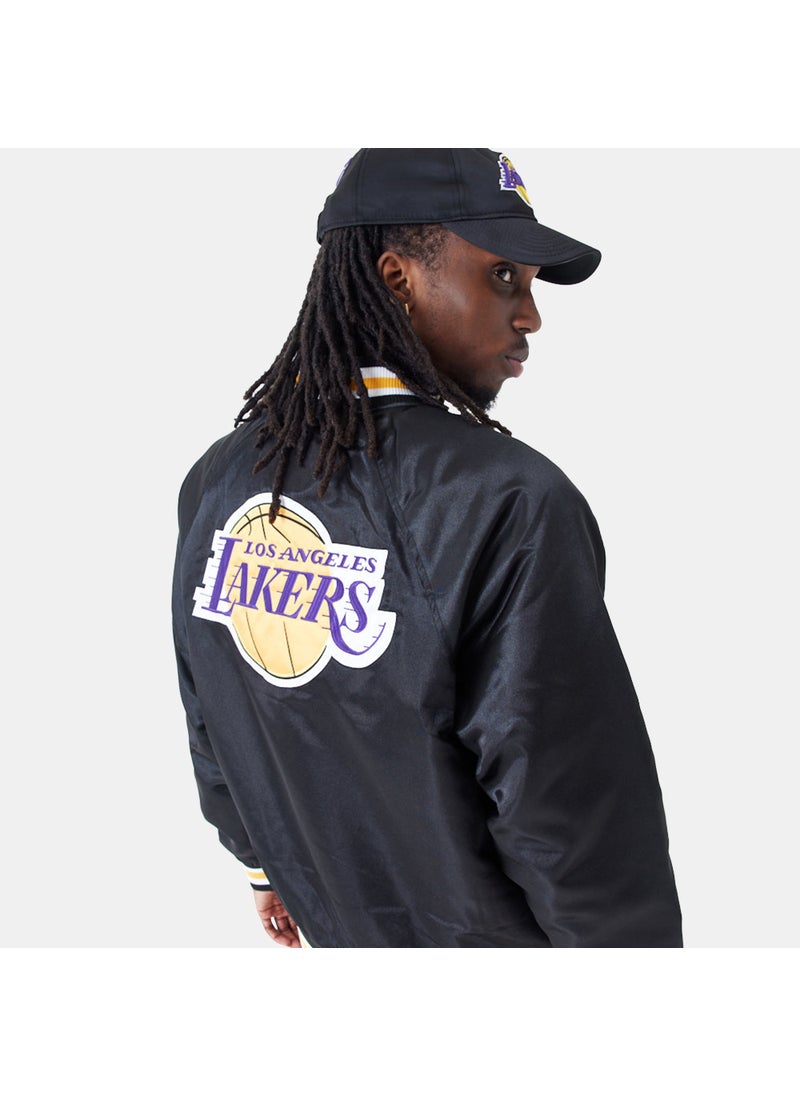 Men's NBA Los Angeles Lakers Off Court Retro Wordmark Jacket