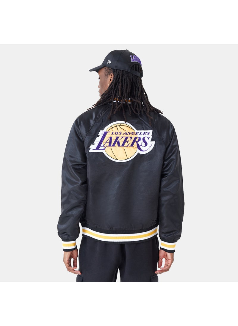 Men's NBA Los Angeles Lakers Off Court Retro Wordmark Jacket
