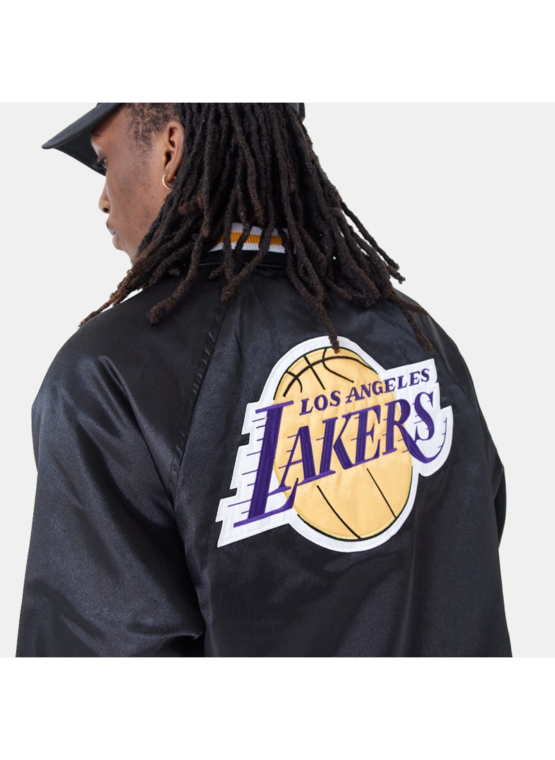 Men's NBA Los Angeles Lakers Off Court Retro Wordmark Jacket