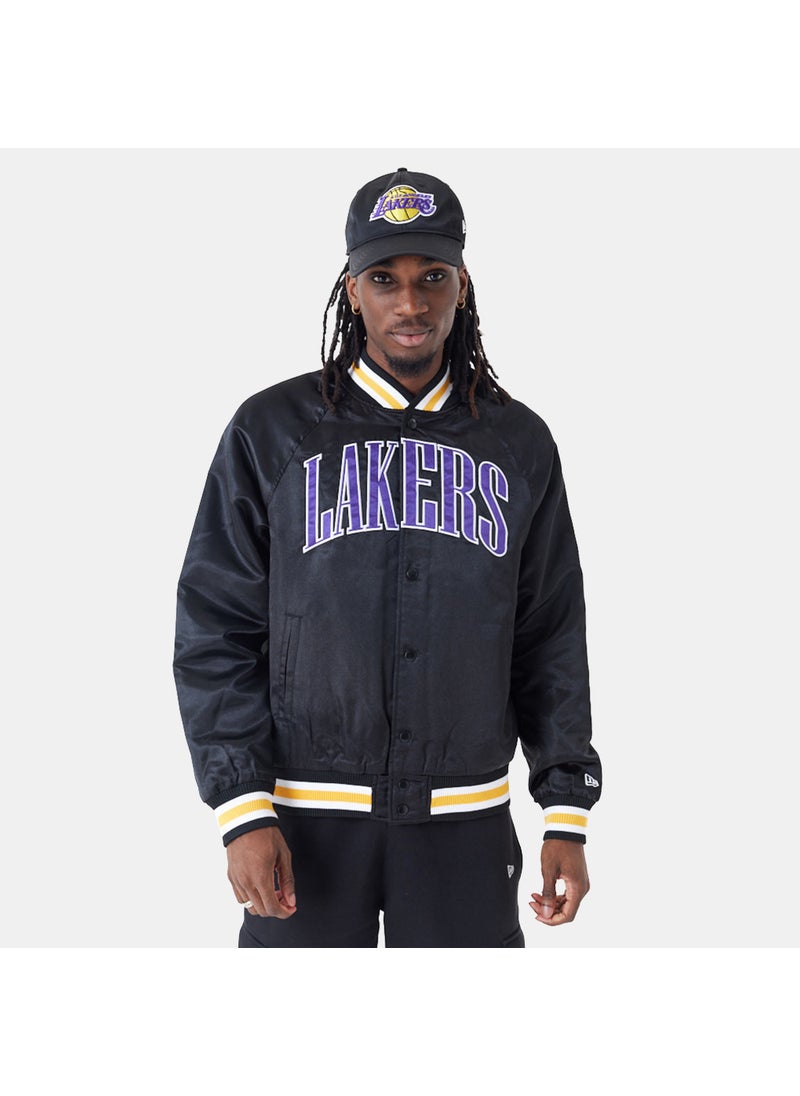 Men's NBA Los Angeles Lakers Off Court Retro Wordmark Jacket