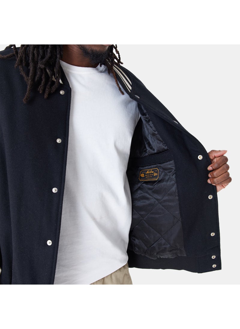 Men's Script Logo Varsity Jacket