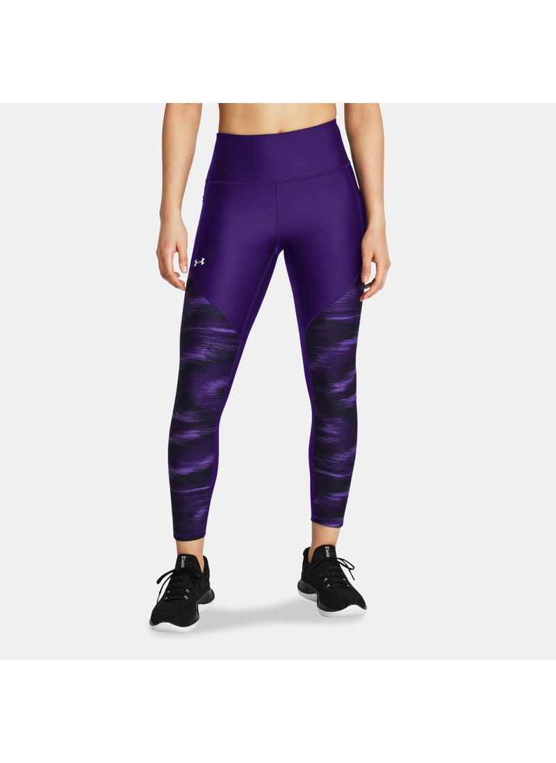 Women's UA Tech Printed Panel Ankle Leggings