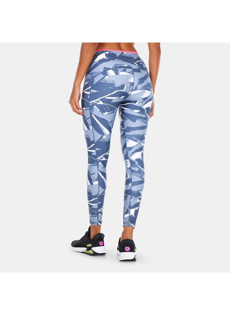 Women's Modern Sports Printed 7/8 Leggings