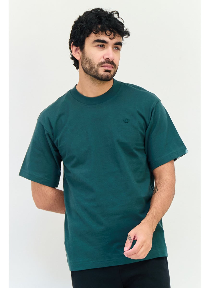 Men Sportswear Fit Short Sleeve Outdoor T-shirt, Green