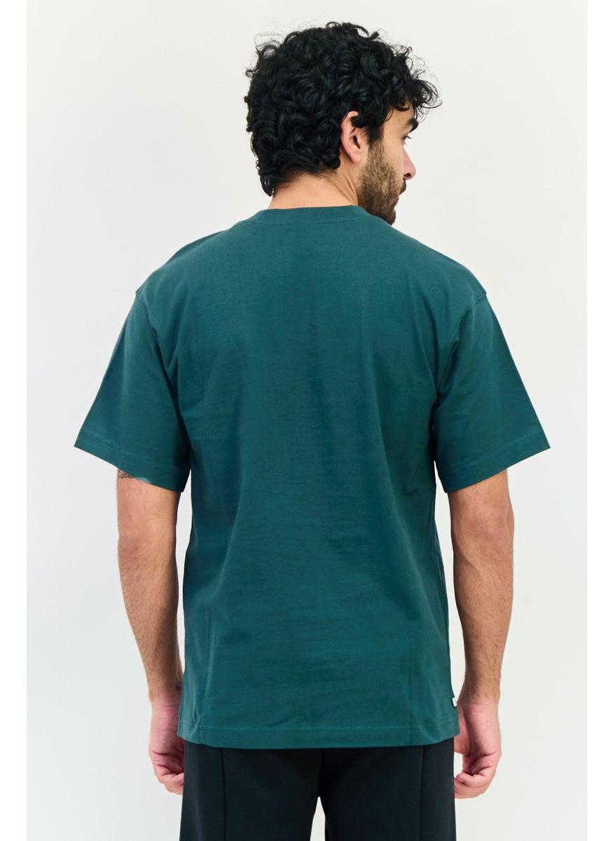 Men Sportswear Fit Short Sleeve Outdoor T-shirt, Green