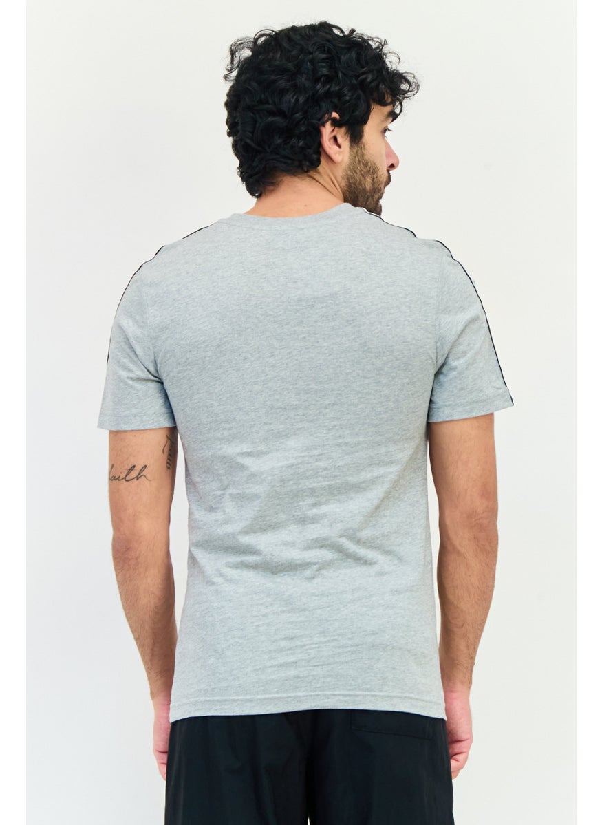 Men Sportswear Fit Short Sleeve Outdoor T-Shirt, Grey