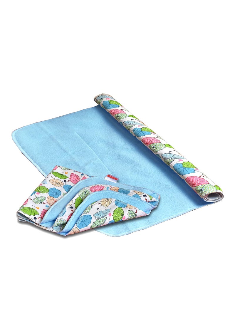 Vparents Diaper Changing Mat Sleeping mats Water Proof Bed Protector with one Side Fabric New Born Baby 65cm x 45 cm 06 Months