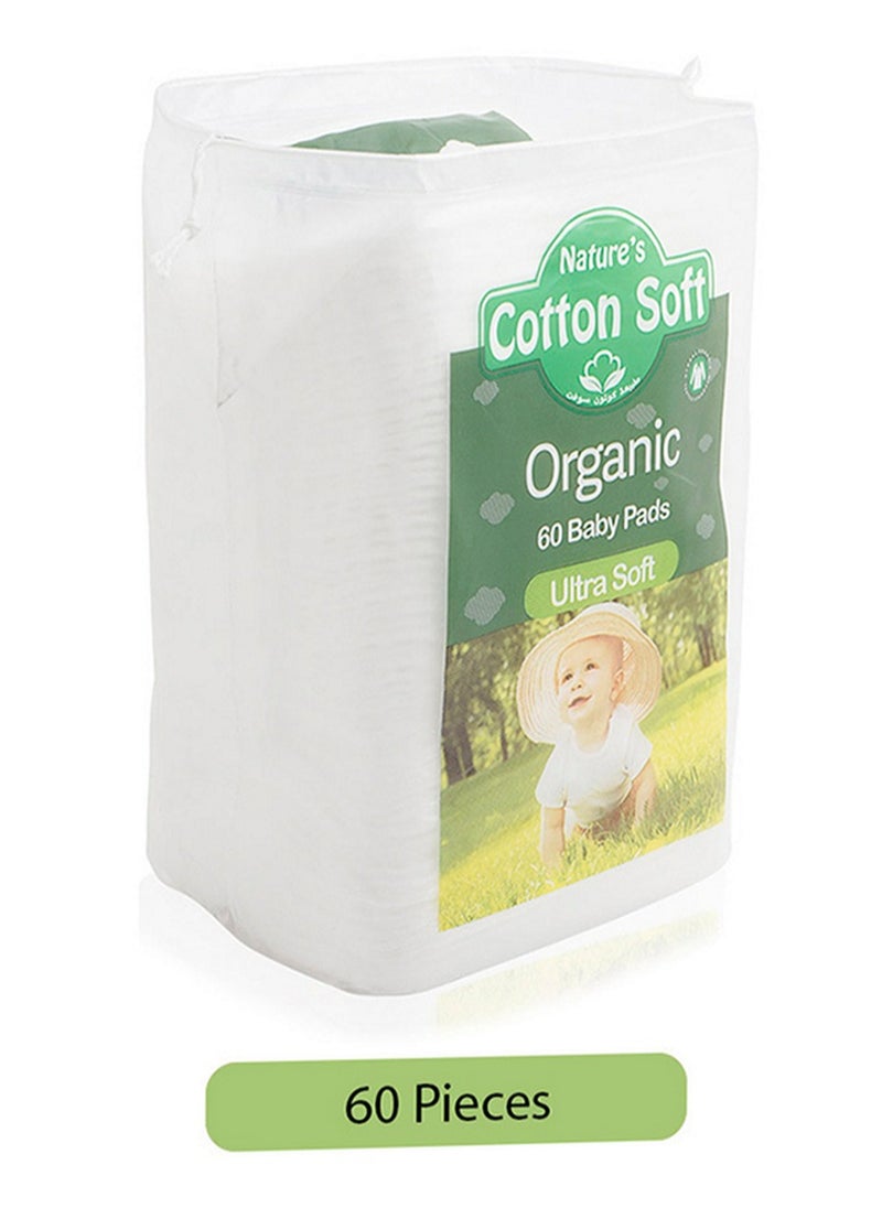 Cotton Soft Organic Baby 60 Pads