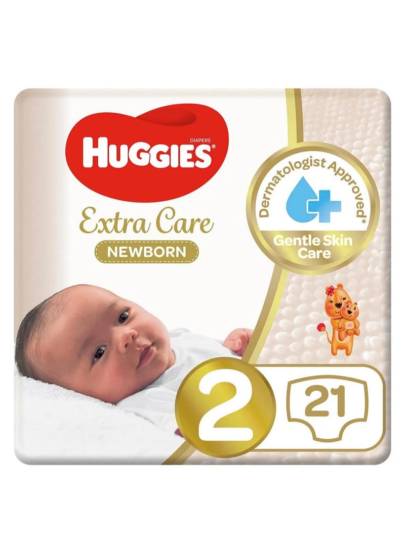 Extra Care Newborn Size 2 4-6 Kg 21 Diapers