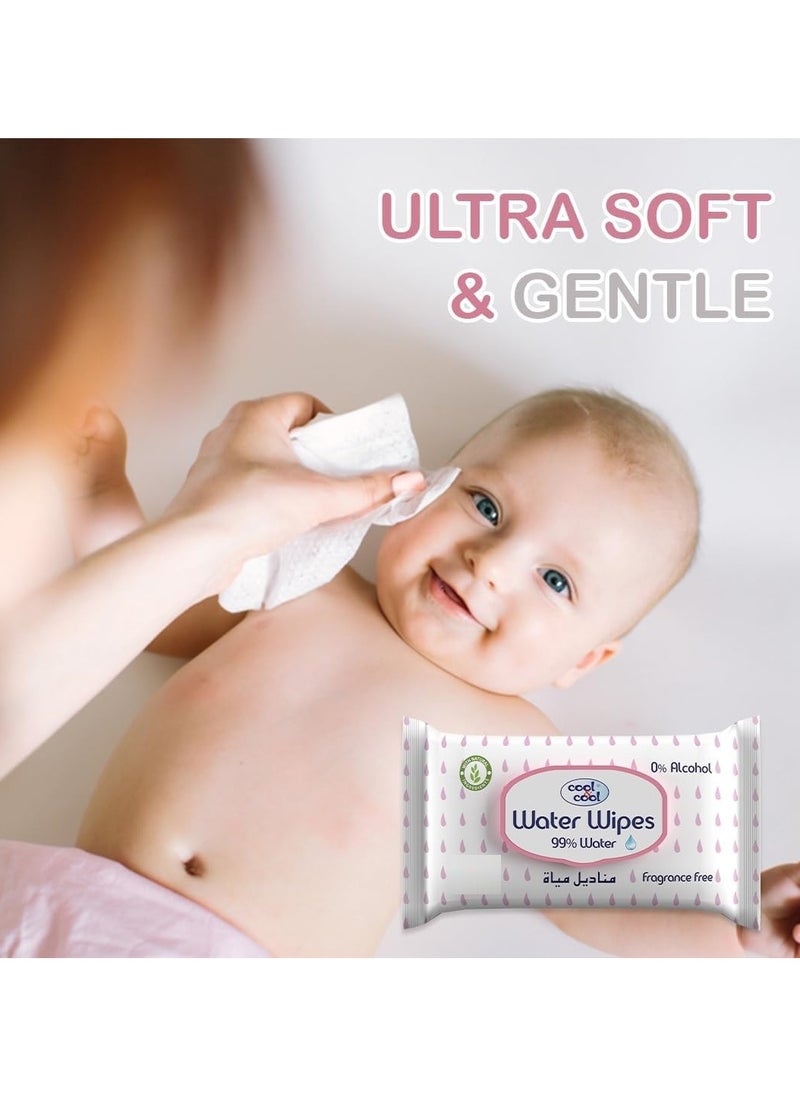 Ultra Sensitive Fragrance Free Water Wipes 96 Pcs Pack