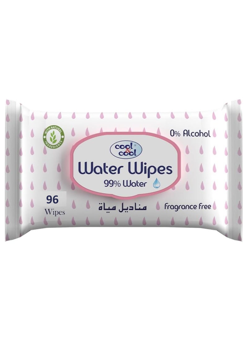 Ultra Sensitive Fragrance Free Water Wipes 96 Pcs Pack
