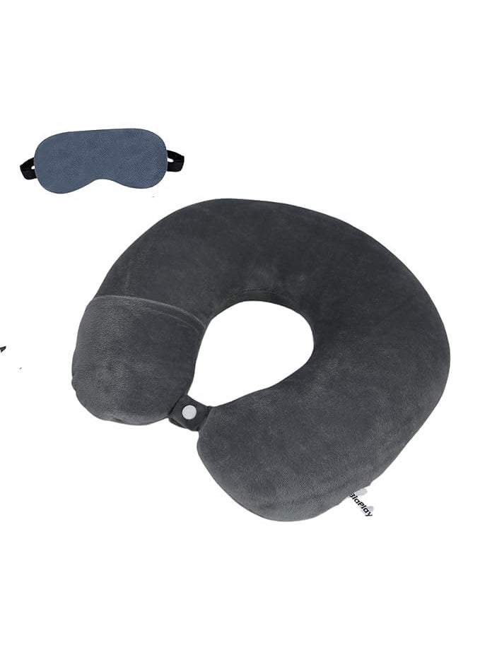 Ashtron Essential Travel Neck Pillow Comfort Support for Flights Cars Pain Relief and Sleep Aid Air Pillow for Men Versatile Travel Accessory