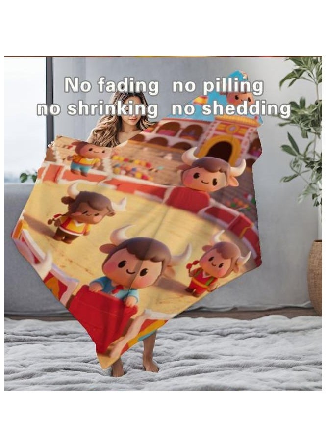 Flannel thin blanket (warm and comfortable, suitable for sleep, gaming, dust removal and sandproof) 150cm*200cm - 1199