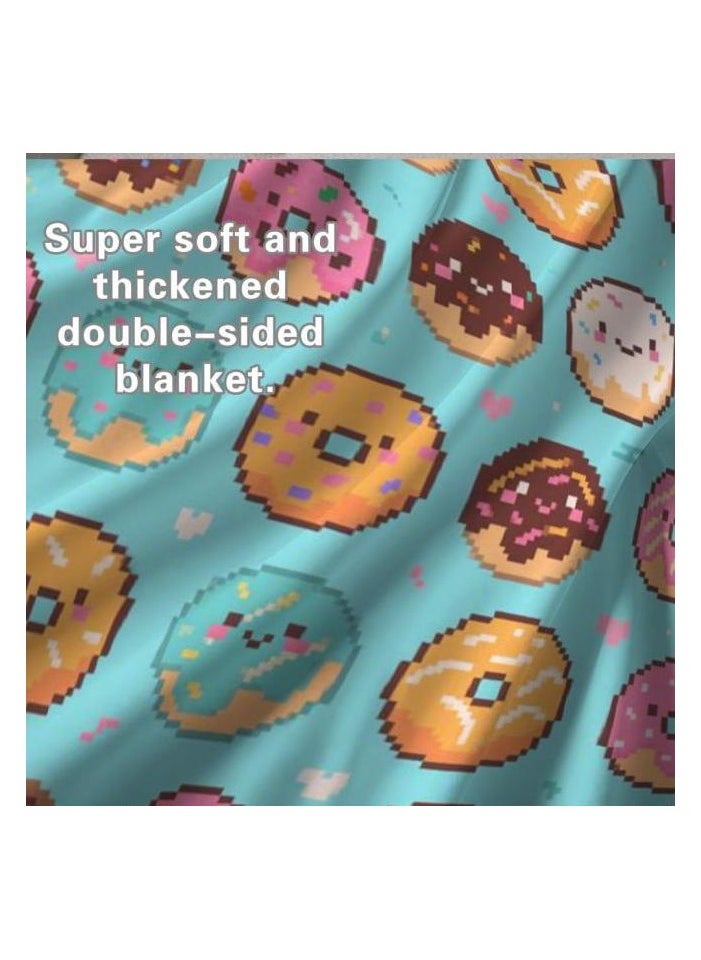 Children's or student cartoon flannel thin blanket (warm and comfortable, suitable for sleep, games) 100cm*150cm