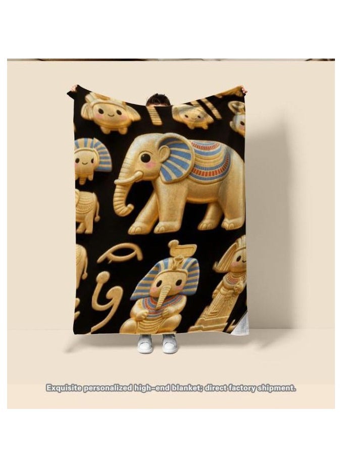 Flannel thin blanket (warm and comfortable, suitable for sleep, gaming, dust removal and sandproof) 150cm*200cm - 51