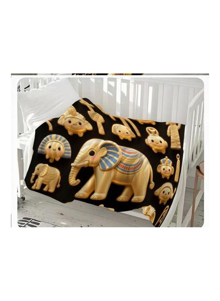 Flannel thin blanket (warm and comfortable, suitable for sleep, gaming, dust removal and sandproof) 150cm*200cm - 51