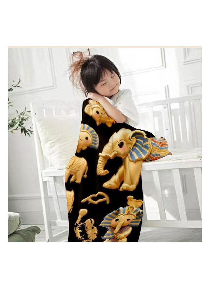 Flannel thin blanket (warm and comfortable, suitable for sleep, gaming, dust removal and sandproof) 150cm*200cm - 51