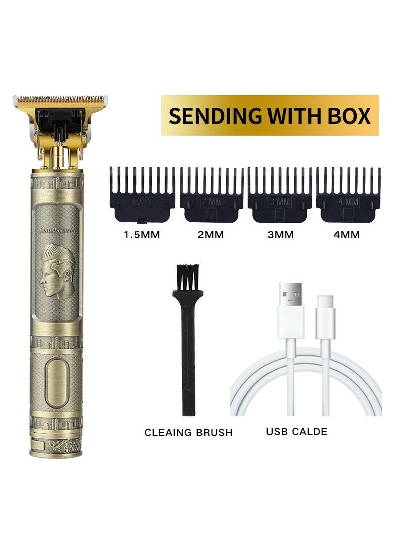 Men's professional Cordless Hair Clipper, Rechargeable Beard Trimmer