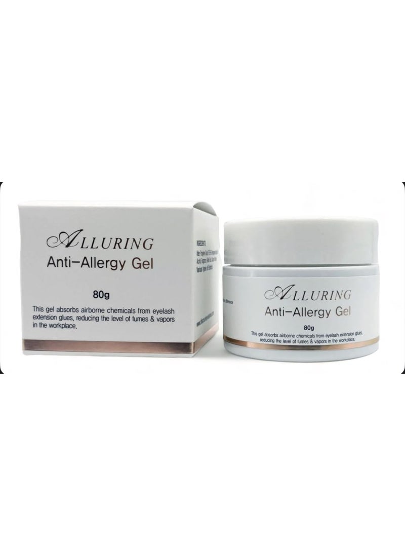 Alluring Lash Anti Allergy Gel Air Refresher | Absorb Fume & Odor from Lash Adhesive | Less Stinging | Suitable For Classic & Volume Lashing | Eyelash Extension Supplies & Tools (QTY 1)