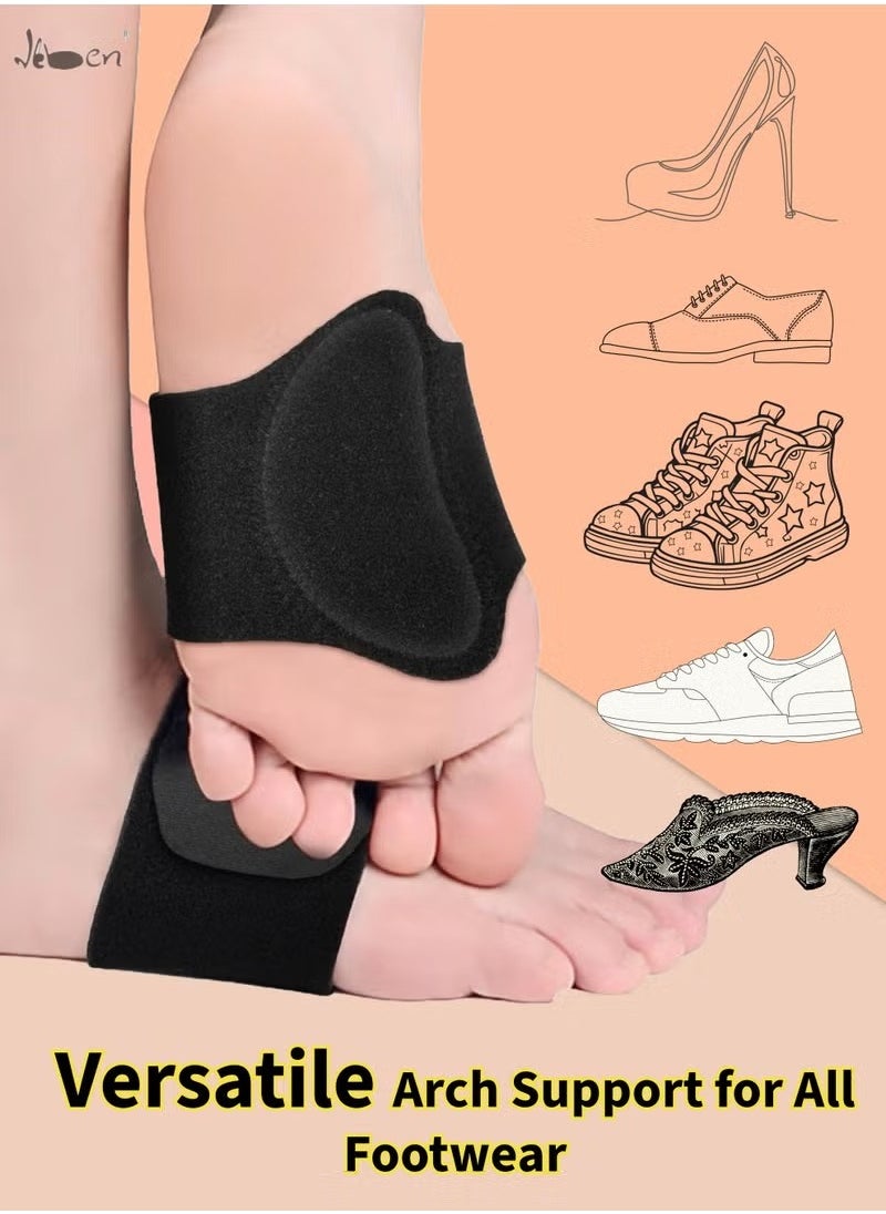 Orthotic Arch Support Plantar Fasciitis Relief Arch Support Brace Foot Pain Relief Flat Feet Insoles Gel Arch Support Cushions Flat Feet Support Orthopedic Foot Care Gel Pads