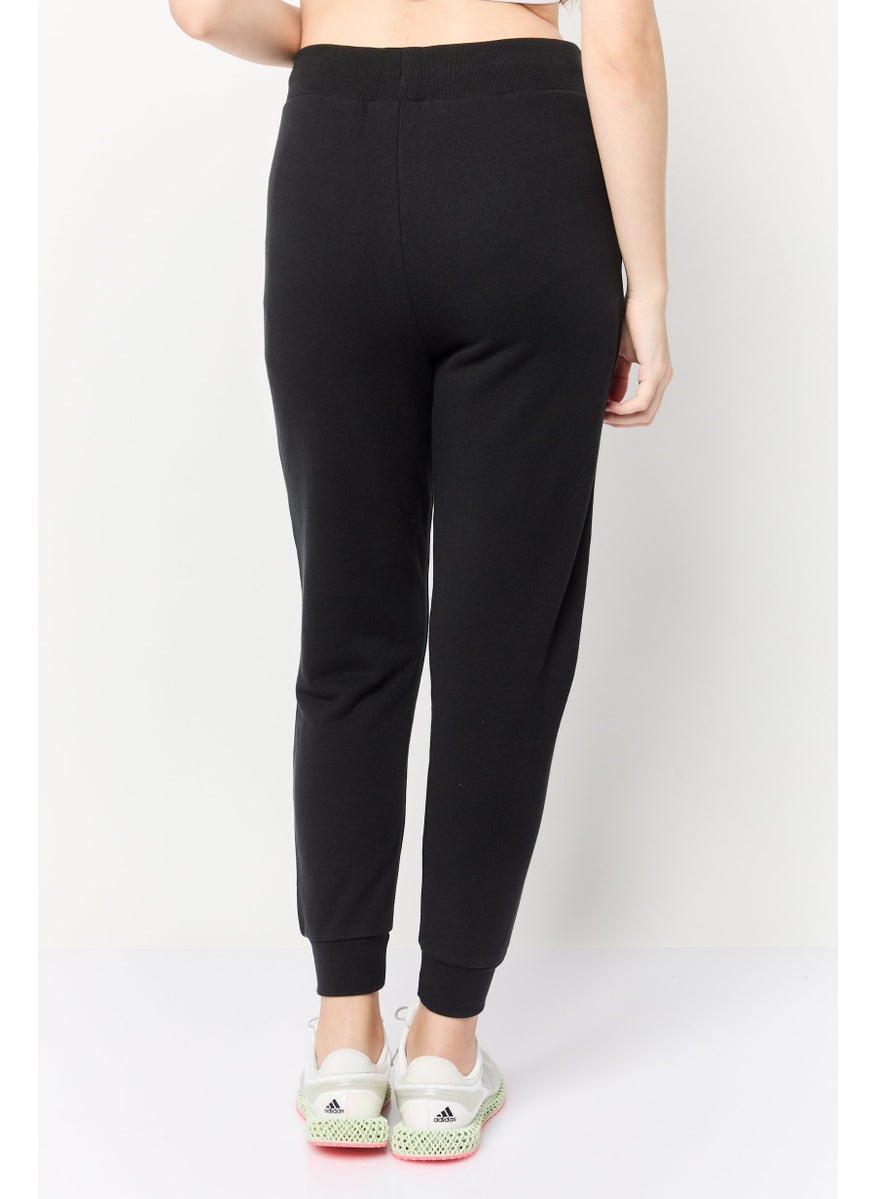Women Sportswear Fit Outdoor Sweatpants, Black