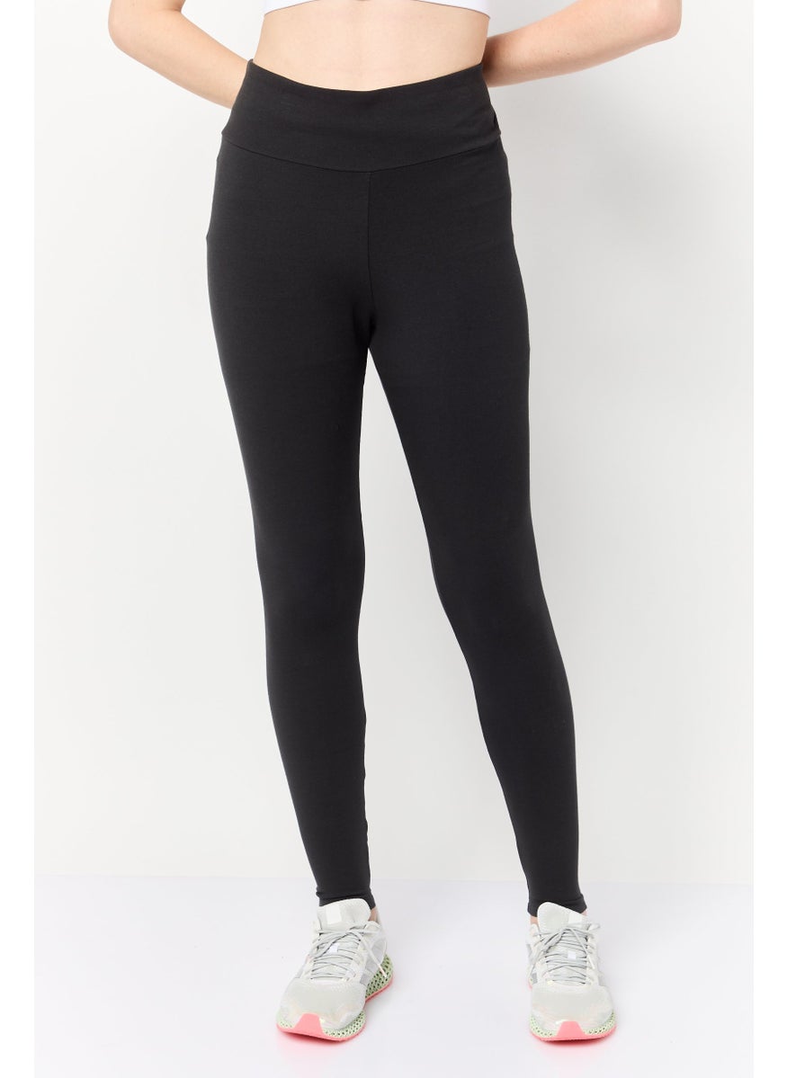 Women Sportswear Fit Training Leggings, Black