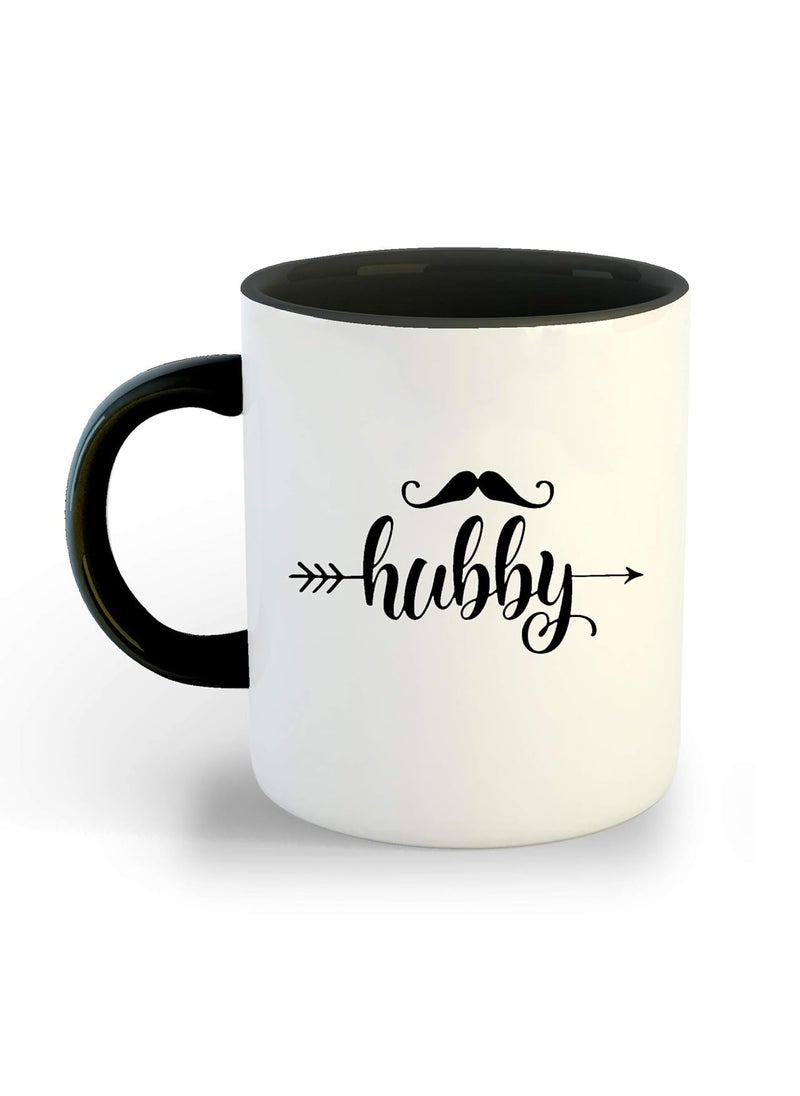 DecorVecor Hubby Wifey Set of 2 Couple Coffee Mug Gift for Husband Wife Anniversary Birthday Valentine Couple 2