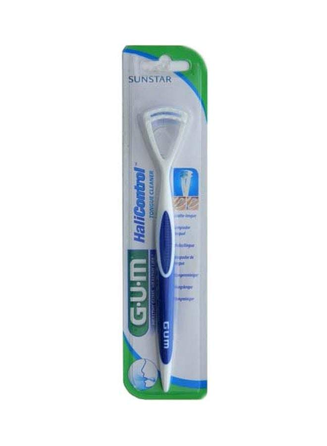 Gum Hali Control Tongue Cleaner White/Blue 10cm
