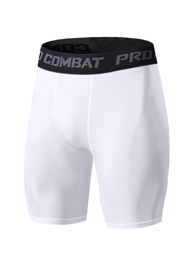 Mens Compression Shorts Sports Running Tights Underwear Athletic Workout Spandex Base Layer Short for Biker Training
