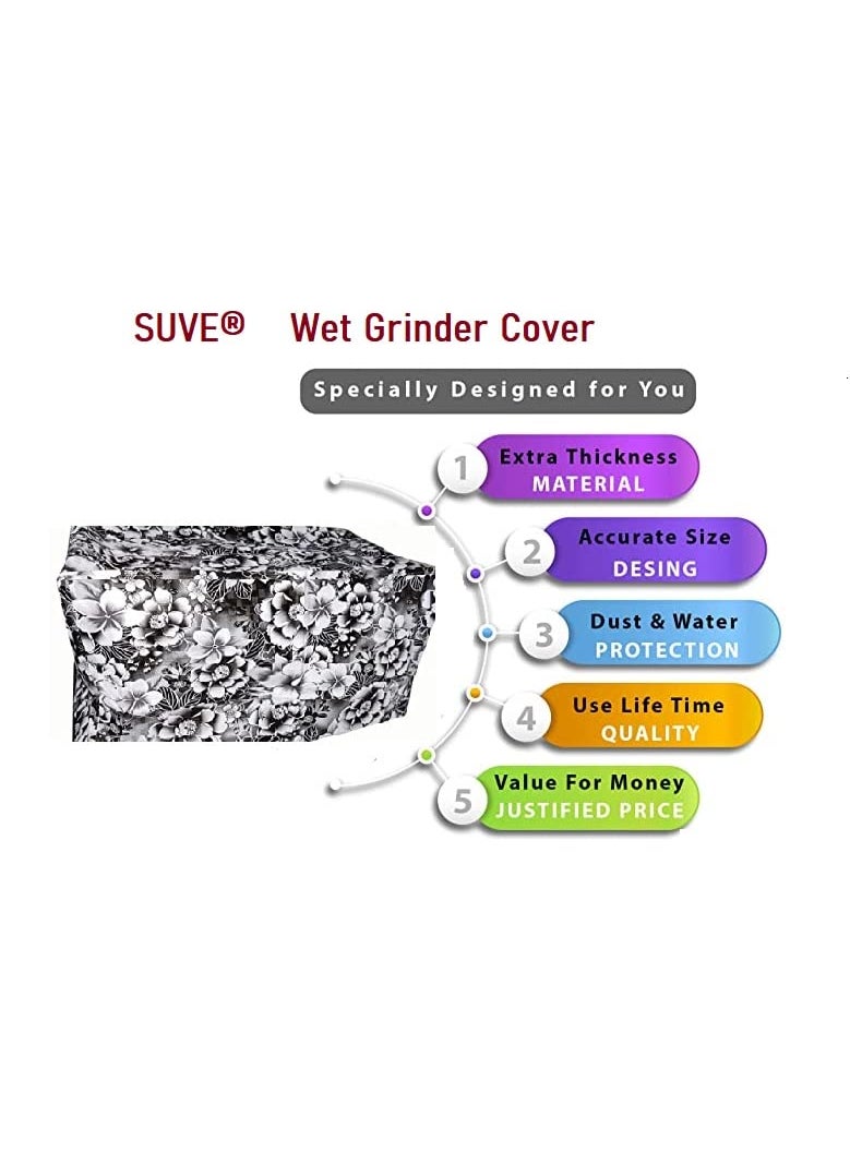 SUVE Mixer Grinders Cover and Table top Wet Grinders Cover total: 2 Pcs for All the Types of Mixies and Grinders Multicolor.