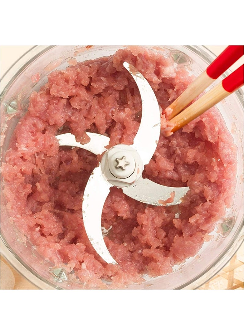 VBM ABS Electric Meat Mixer Grinders with Bowl for Heavy Kitchen Food Chopper Mixer Meat Vegetables Onion Slicer Garlic Slicer Dicer Food Processor Electric Chopper with 2L ABS Container
