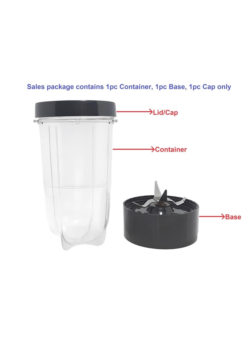 Awon 500ml Big Jar for COOKWELLNUTRIPROINALSAANJALI NutriBlenders with 6Teeth Coupler Polycarbonate 500 ml Jar