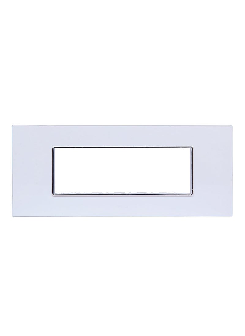 GM 6M Casaviva Plate with Support Frame (Glossy White, Set of 2)