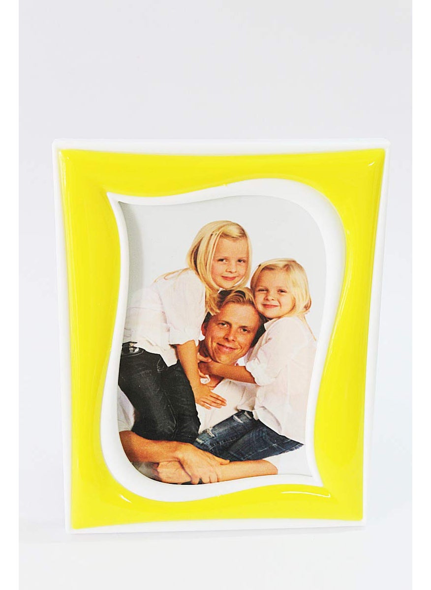 Laps of Luxury Yellow Color Mango Table Photo Frame