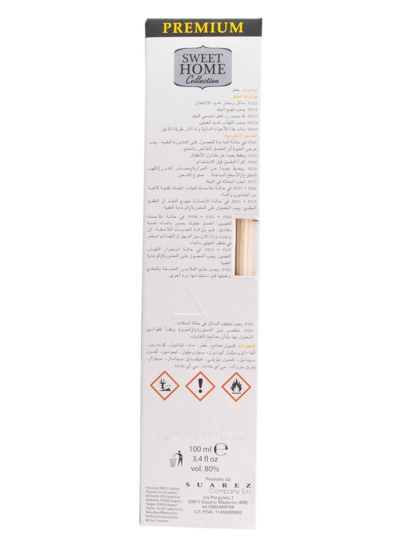 Amber Heart Ambient Fragrance Reed Diffuser 100 ML