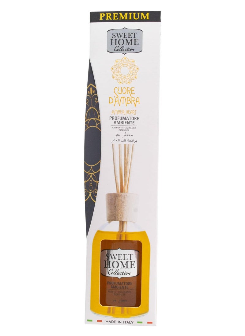 Amber Heart Ambient Fragrance Reed Diffuser 100 ML