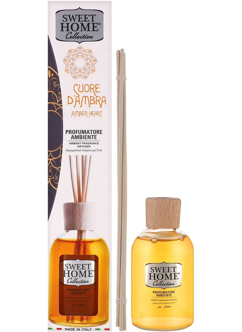 Amber Heart Ambient Fragrance Reed Diffuser 100 ML