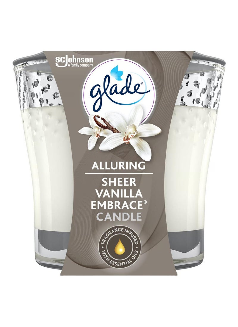 Alluring Sheer Vanilla Embrace Scented Candle 96 G