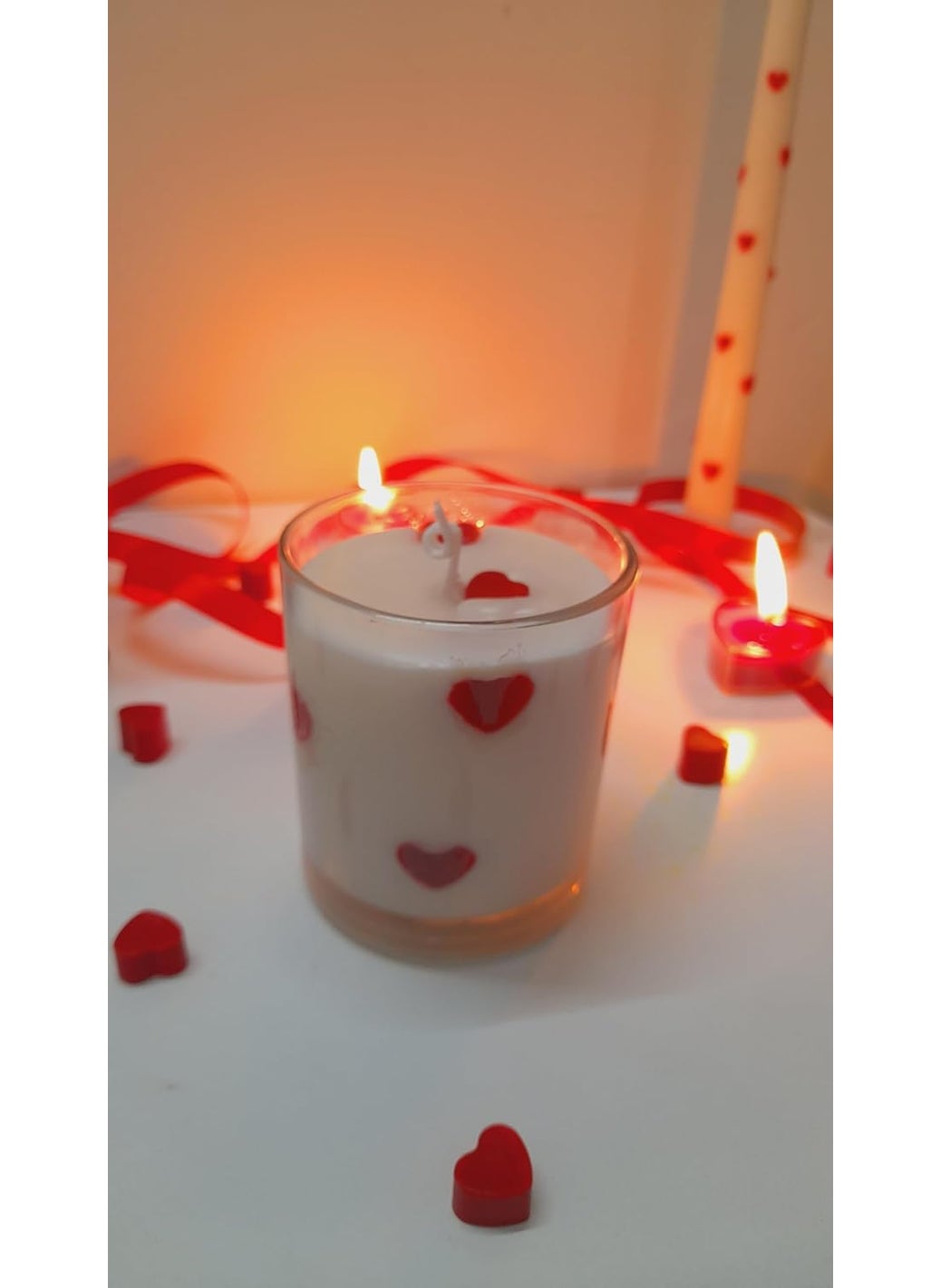 The Natural House Valentines Scented Candles Gift for Girlfriend BoyfriendMidnight Romance Magic in You Lavender Fragrances Burn Upto 50hrs Soy Wax Jar Candles for Home Decor 375 Grams