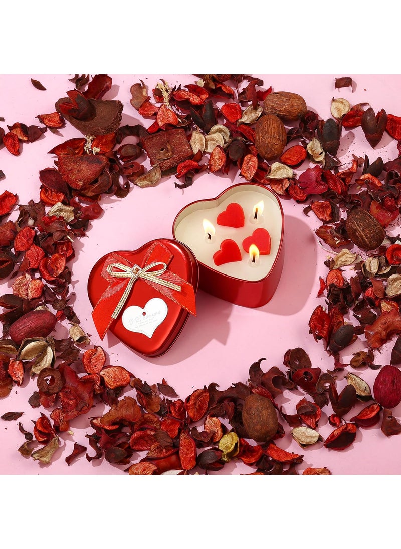 PROSPERRO LUMO by Parkash Candles Luxury Heart Shaped Box Premium Soy Wax Scented Candle Gifting Home Dcor White Rose Oudh