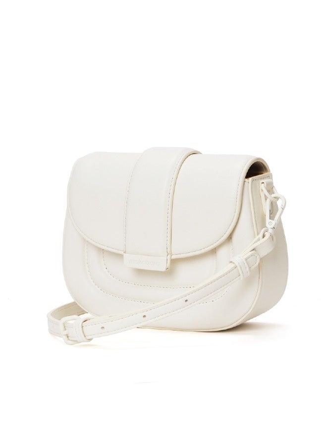 MOKOBARA The Serif Handbag Vegan Leather Top Handle Stylish Women Shoulder Bag Top Handle Purse (Oatmilk)