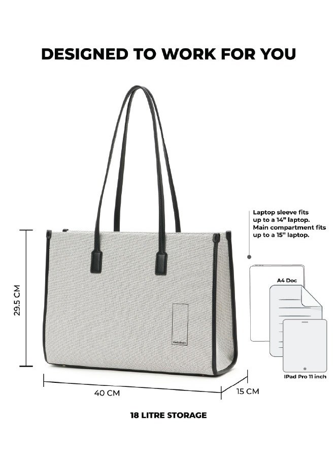MOKOBARA The Skye Tote Bag | Fits Upto 14