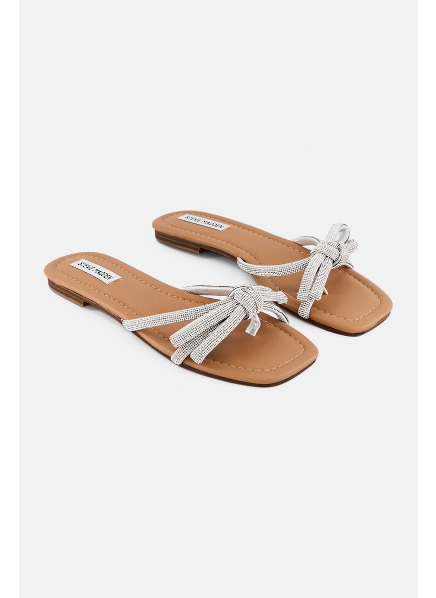 Women Slip On Flats, Beige