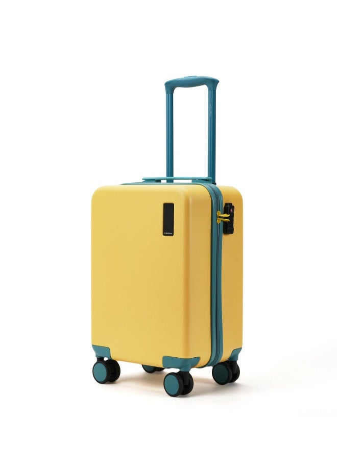 MOKOBARA The Moko Blocks Unbreakable Polycarbonate Extra Light Weight Kids Luggage | Hard Trolley Suitcase for Kids (38 cms (7-12 Years), Cotton Candy)