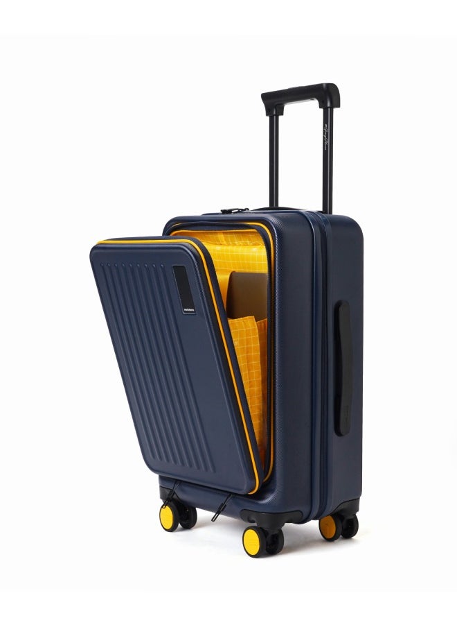 MOKOBARA The Transit Cabin Pro Luggage Small Cabin Size Poly-Carbonate Hard Sided 8 Hinomoto Wheels Suitcase for Travelling (We Meet Again Sunray 2.0)
